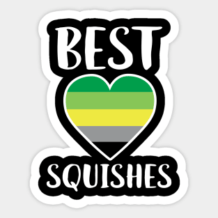 Best Squishes Aro Pride Sticker